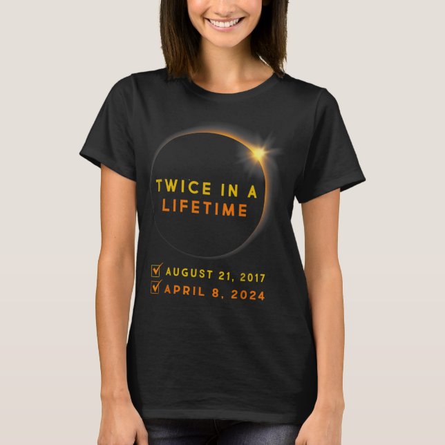 T-shirt Chemise Eclipse Deux Fois Dans La Vie 2024 Éclipse (Devant)