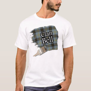 T-shirt Chemise écossaise de peinture de tartan de Bell de
