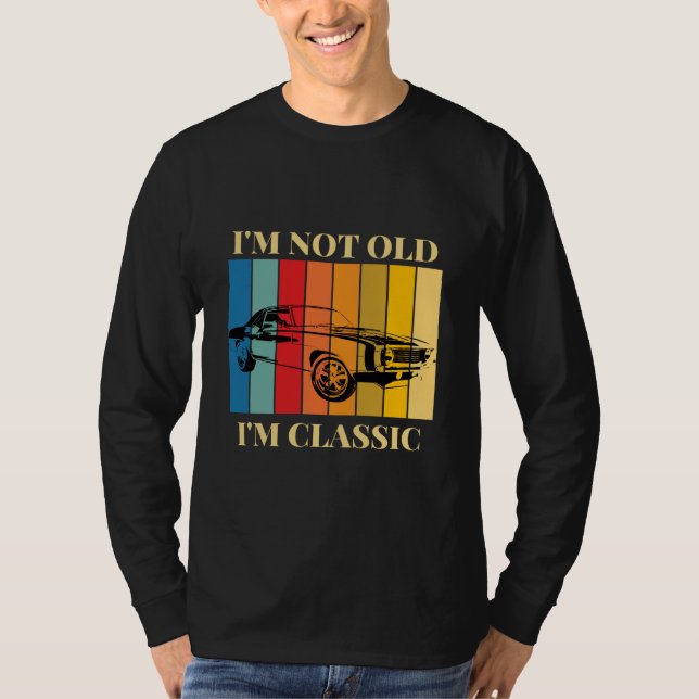 T-shirt chemise édition voiture classique (Devant)