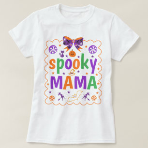 T-shirt Chemise éffrayante Mama, Matching Family maman min