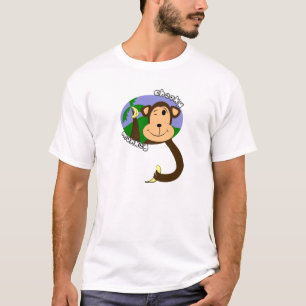 T-shirt Chemise effrontée de singe