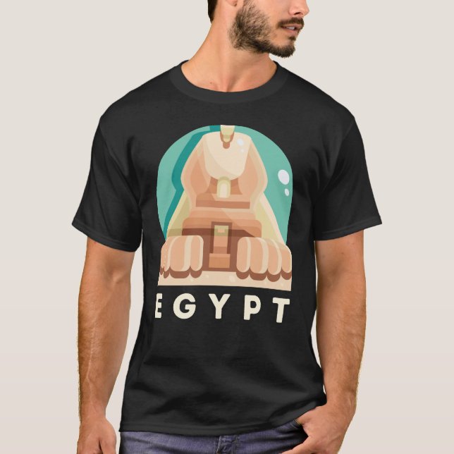 T-shirt Chemise égyptienne Pharaoh Sphinx (Devant)