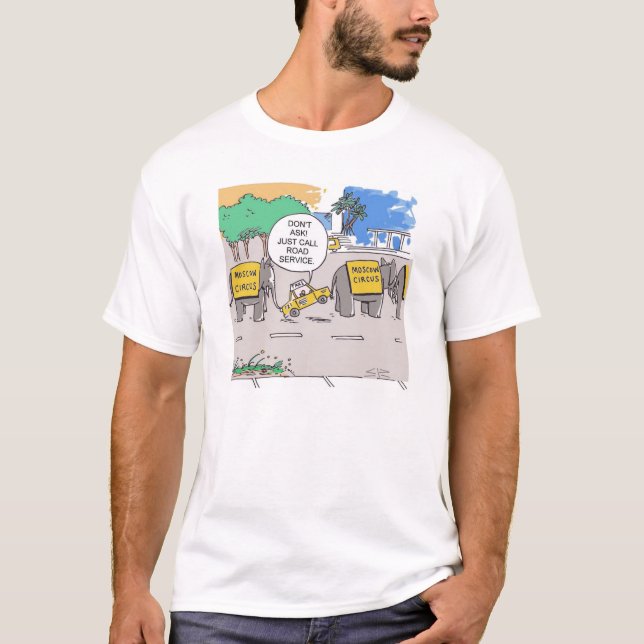 T-shirt Chemise Elephant Taxi Line (Devant)