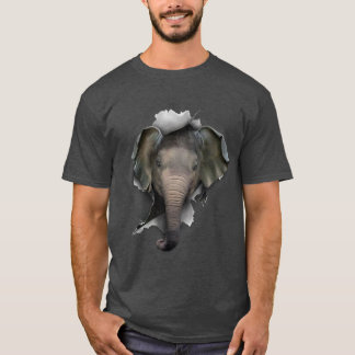 T-shirt Chemise Eléphante, Cadeaux Eléphants, Amour Elépha