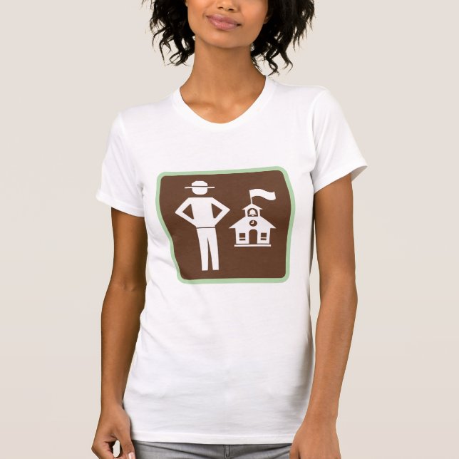 T-shirt Chemise emblématique d'enseignant-ranger (Devant)