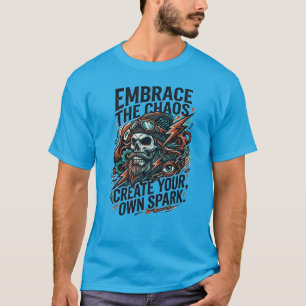 T-shirt Chemise Embrassez Le Chaos – Streetwear Graphique