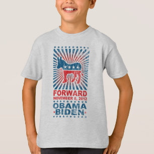 T-shirt Chemise en avant d'enfants d'Obama 2012