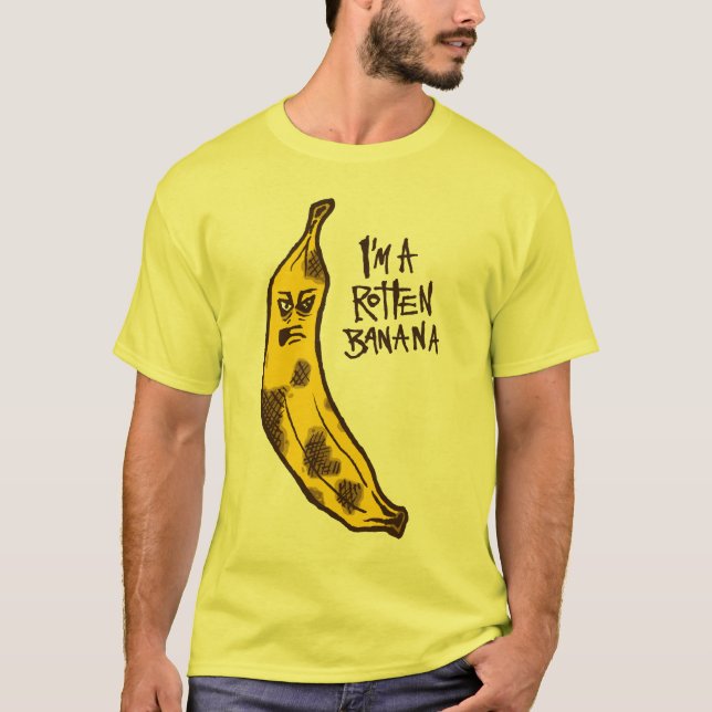 T-shirt Chemise en banane Rotten (Devant)