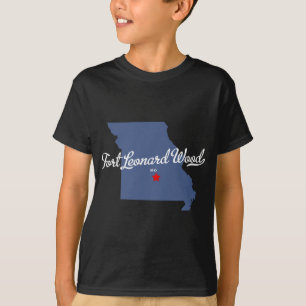 T-shirt Chemise en bois de Léonard Missouri MOIS de fort