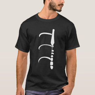 T-shirt Chemise en cage semi-côte déformée