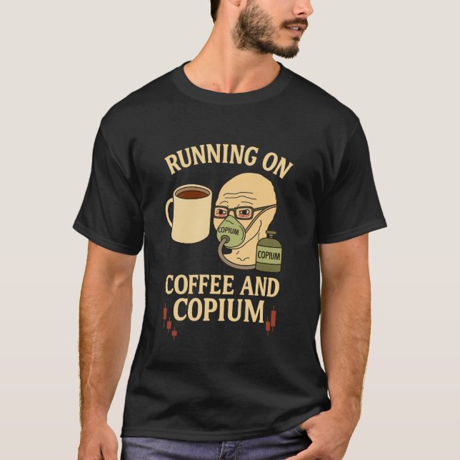 T-shirt Chemise en cristal de café et de cuivre (Devant)