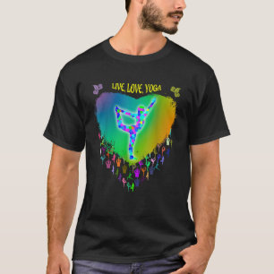 T-shirt Chemise en Motif en verre coloré arc-en-ciel