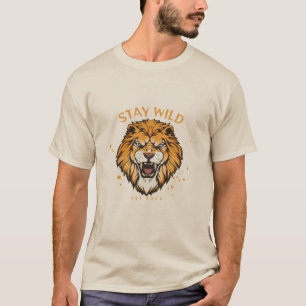 T-shirt Chemise en rayonne à demi-manches avec impression