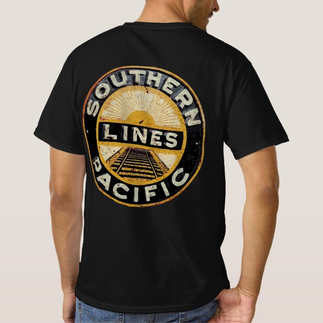 T-shirt Chemise en T des lignes du Pacifique Sud 1 (Dos)