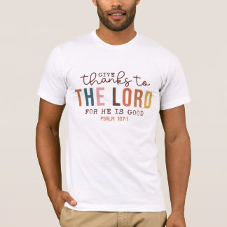 T-shirt Chemise en verset de la Bible Thanksgiving