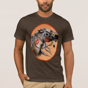 T-shirt Chemise encadrée de cheval de guerre