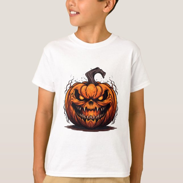T-shirt Chemise enfant Halloween (Devant)