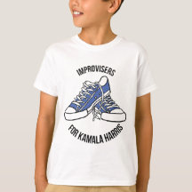 Chemise enfant "Improvisateurs pour Kamala Harris"