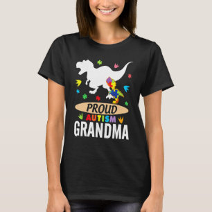 T-shirt Chemise Enfant T Rex Grand Dinosaure & Autisme Fie