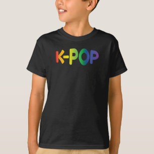T-shirt Chemise Enfants Arc-en-Ciel K-Pop Ver 2