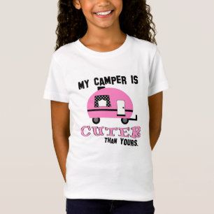 T-Shirt Chemise Enfants Camper Rose Cute