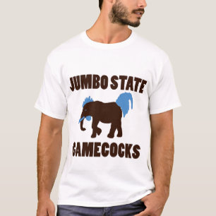 T-shirt Chemise enorme de slogan de coqs de combat d'état