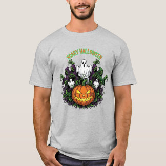 T-shirt Chemise Épouvantable de Fantôme et de Faucheur d'H