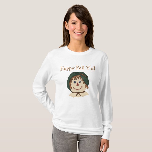 T-shirt Chemise Épouvantail Mignon (Devant entier)