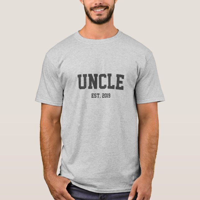T-shirt Chemise établie par oncle (Devant)