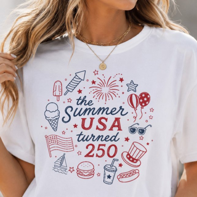 T-shirt Chemise Été USA 250 (Créateur téléchargé)