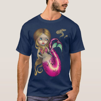 T-shirt Chemise étonnée de sirène