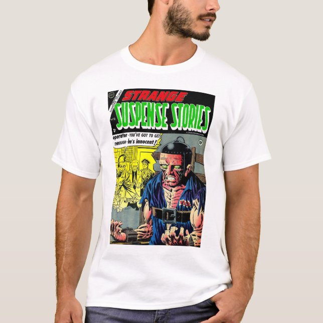 T-shirt Chemise étrange des histoires 19 de suspens (Devant)