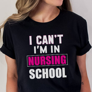 T-shirt Chemise étudiante en soins infirmiers, Cadeau pour