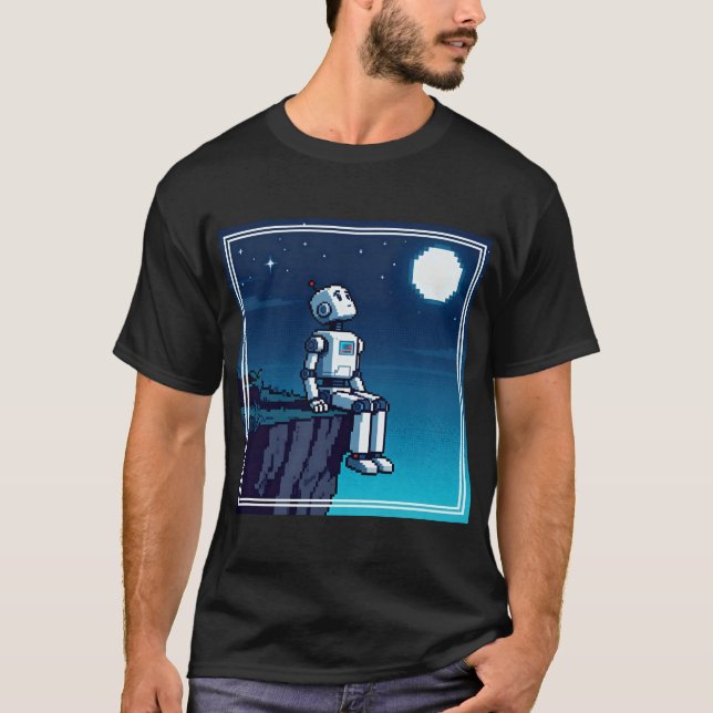 T-shirt Chemise Evening Thinker (Devant)