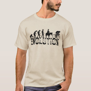 T-shirt Chemise Évolution Cycliste, Drôle Tee de Biker
