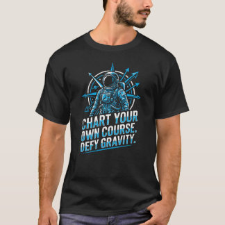 T-shirt Chemise Explore Beyond Graphique de motivation d'