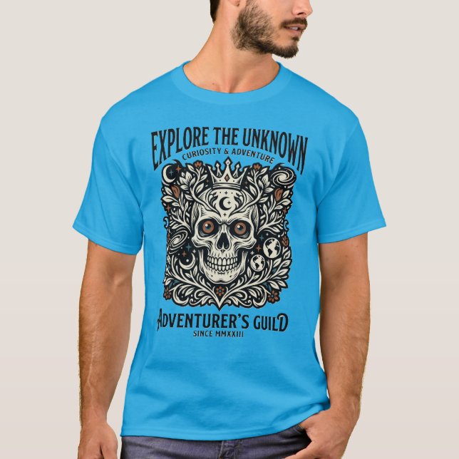 T-shirt Chemise ExploreTheUnknown Compas de la Guilde de l (Devant)