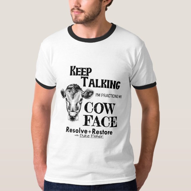 T-shirt Chemise Face Vache (Devant)