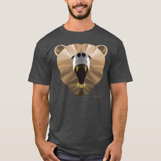 T-shirt Chemise fâchée de l'ours des hommes