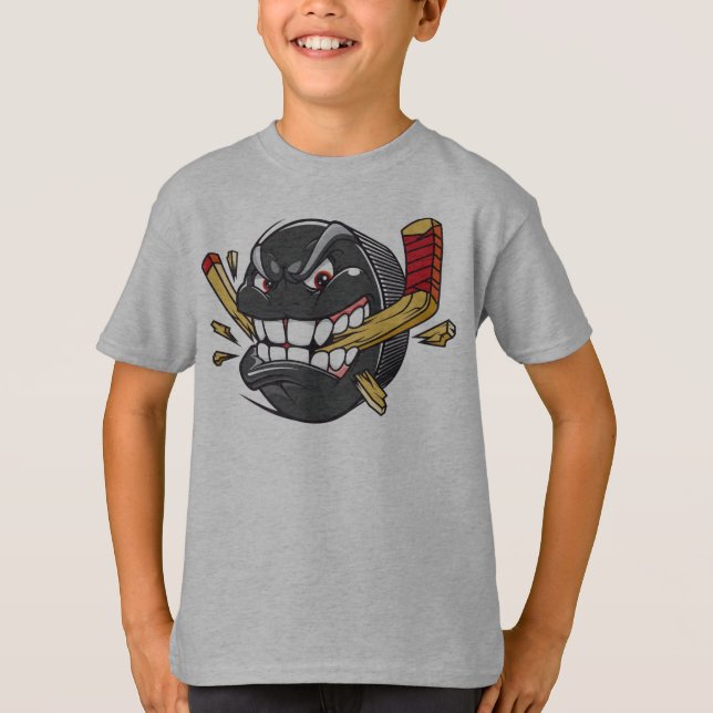 T-shirt Chemise fâchée fraîche du Jersey d'hockey (Devant)