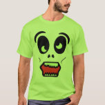T-shirt Chemise faciale Ghastly Zombie<br><div class="desc">T-shirt ghoul Zombie. Parfait pour Halloween.</div>