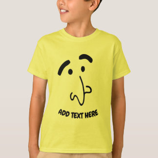 T-shirt Chemise faciale Kawaii Funny
