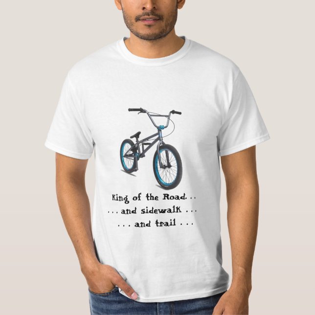 T-shirt Chemise faisante du vélo (Devant)