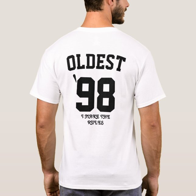 T-shirt Chemise Familiale Personnalisée Funny Sibling Fair (Dos)