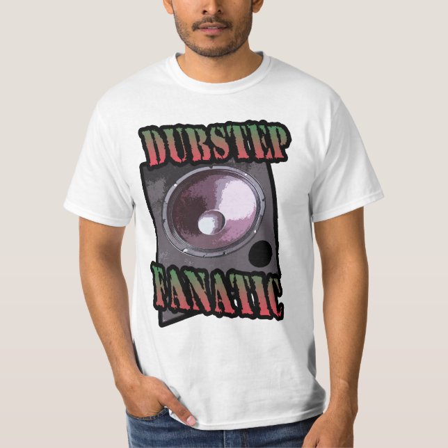 T-shirt chemise fanatique basse de dubstep (Devant)