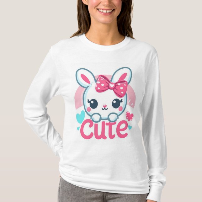 T-shirt Chemise fantaisie Whimsical Bunny (Devant)