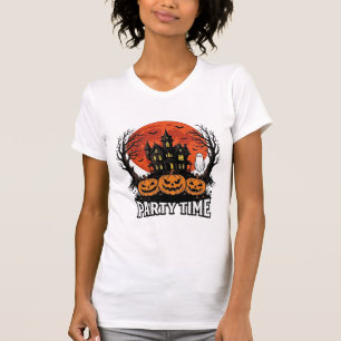 T-shirt Chemise fantôme citrouille Vintage Halloween Party