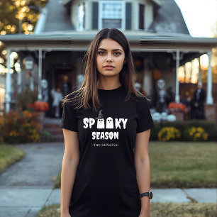 T-shirt Chemise Fantôme de saison éffrayante - Drôle Hallo