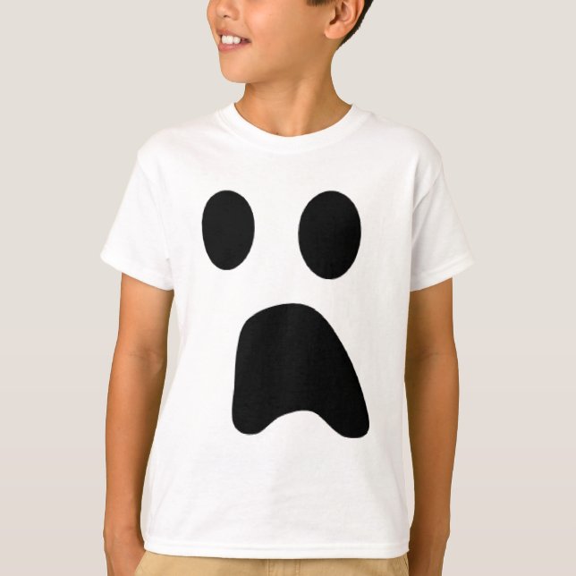 T-shirt Chemise Fantôme Enfants (Devant)