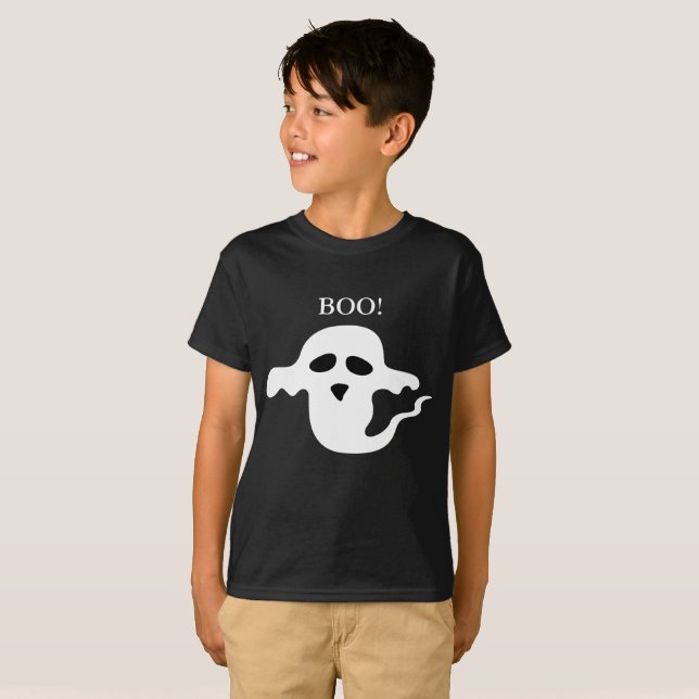 T-shirt Chemise Fantôme Enfants (Devant entier)